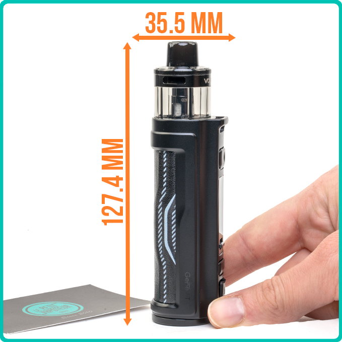 Dimensions du Pod Argus Pro 2 Voopoo
